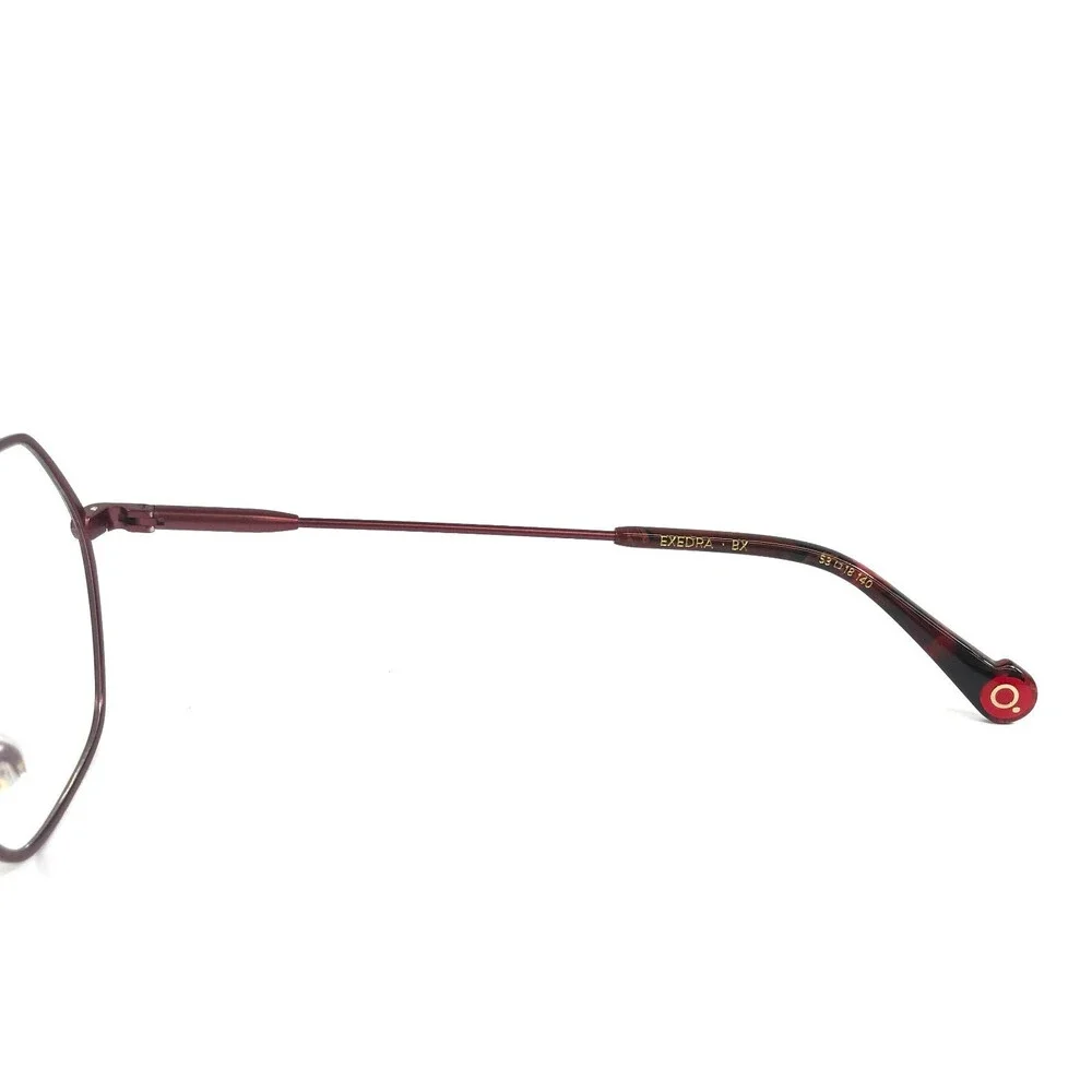 Etnia Barcelona Eyeglasses Frames EXEDRA BX Bordeaux Red Geometric 53-18-140